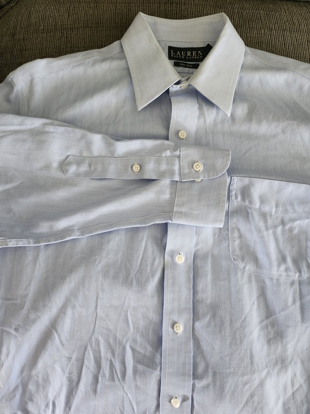 Lauren Ralph Lauren Light Blue Men's Dress Shirt